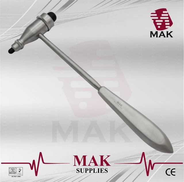 MAK Traube 25cm Neurological Reflex Hammer Check Pressure Reflex in Stomach Area