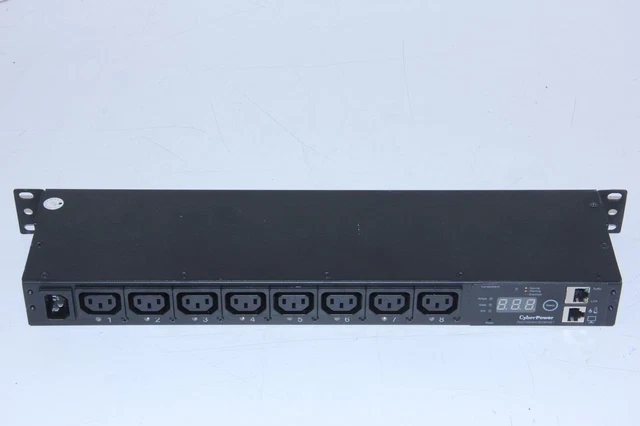 CYBERPOWER PDU15SWHVIEC8FNET 8-Outlet Switched Power Distribution Unit