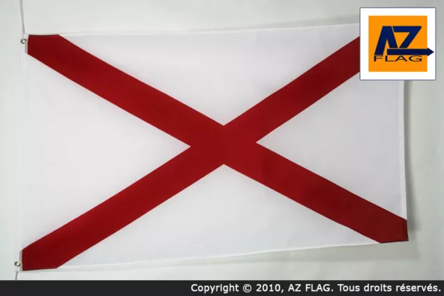 ALABAMA FLAG 3' x 5' - US STATE OF ALABAMA FLAGS 90 x 150 cm - BANNER 3x5 ft Lig