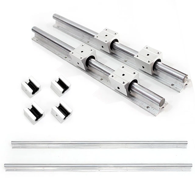 SBR20 Linearschienen-Set 1200 Mm – 2 Schienen + 4 Lagerblöcke SBR20UU – Für CNC, 3D-Drucker & Co.