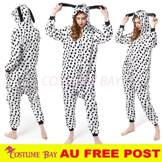 Animal Spotty Dog Jumpsuit Onesie Adult Kigurumi Cosplay Unisex Pajamas Costume