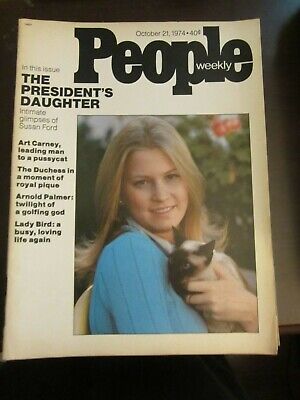 People Magazine October 1974 Susan Ford The President's Daughter No Label (O)