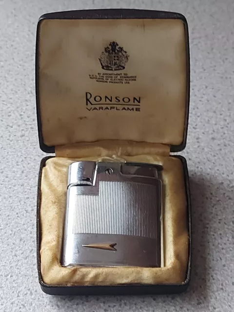 Authentic 1950s Ronson Varaflame Lighter