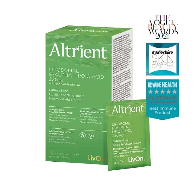 LIVON LABS ALTRIENT Liposomal R-Alpha Lipoic Acid Altrient 30 Sachets £ ...