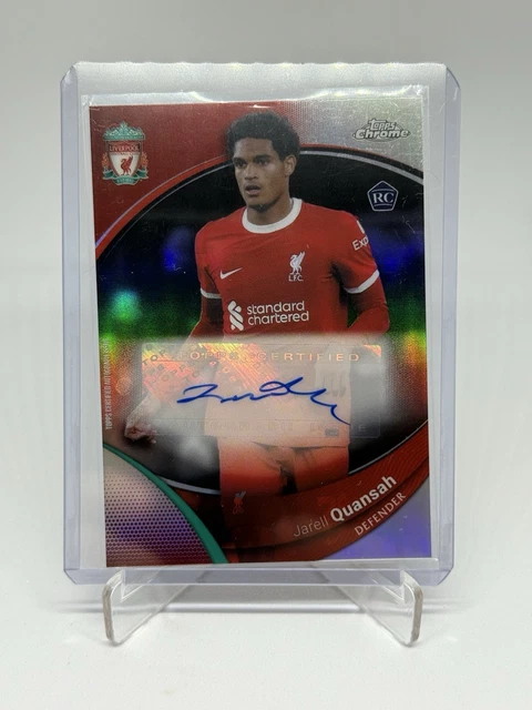 2023/24 TOPPS LIVERPOOL Chrome Jarell Quansah Rookie Auto 2023/24 TOPPS LIVERPOOL Chrome Jarell Quansah Rookie Auto