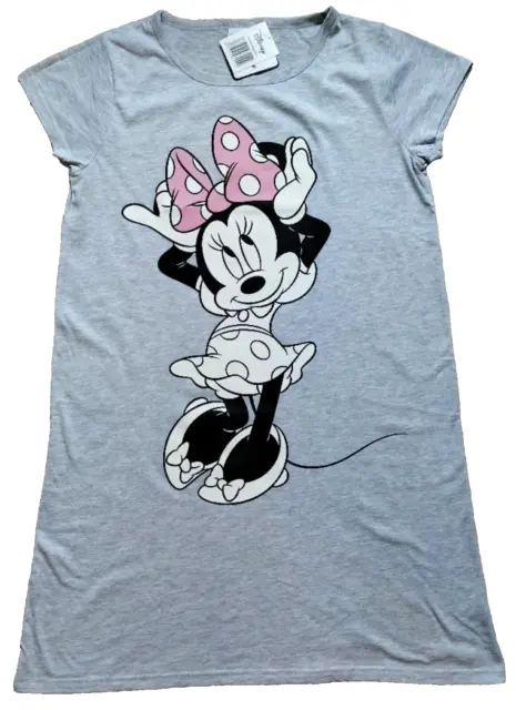 Disney Minnie Maus Damen Bigshirt M - XXL Nachthemd Pyjama mit Aufdruck  neu