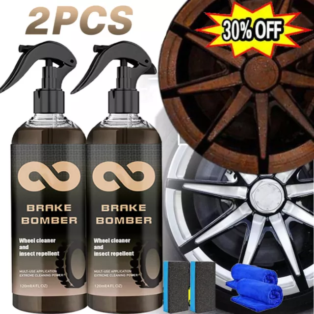 2~Stealth Garage Brake Bomber Non-Acid Wheel Cleaner,Perfect for Cleaning Wheels