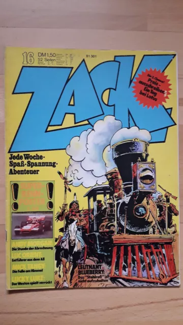 ZACK Nr.16 von 1973 Lucky Luke, Michel Vaillant, Mick Tangy, Luc Orient.. - Z1-2