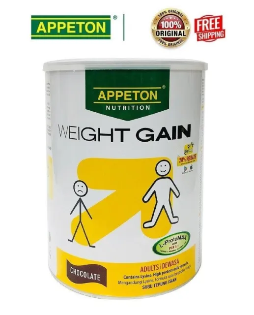 Appeton Weight Gain Powder per adulti 900 g Aumenta il peso corporeo...