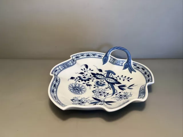 Hutschenreuther Tazón de Porcelana Hoja Patrón de Cebolla 5364 # K