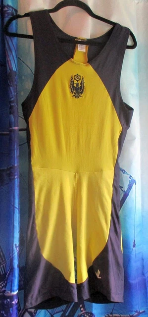 Vtg PAC Eagles Wrestling/Track Leotard/Singlet DryWick Blue/Yellow Gold Man M