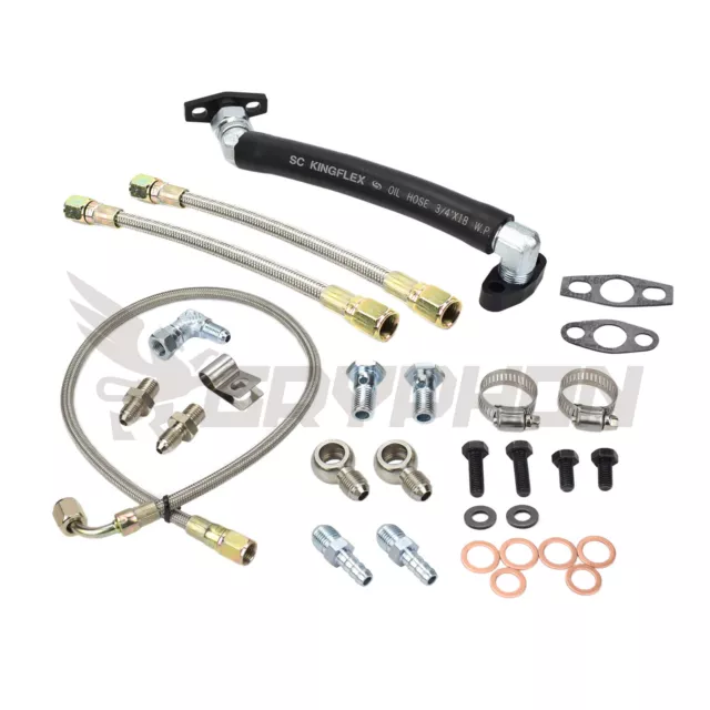 Turbo Oil Water Line Kit MAZDASPEED 3 6 CX-7 AXELA MPS MZR BorgWarner EFR 7163