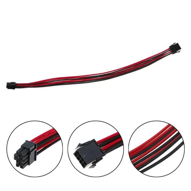GPU PSU MOTHERBOARD Extension Cable 8 pin PCIE (M) to 8 pin (F