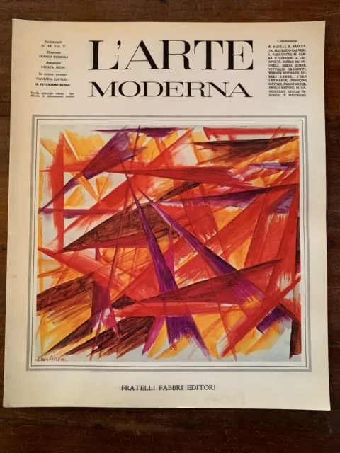 L'arte moderna - futurismo russo nr 44 vol V - fabbri