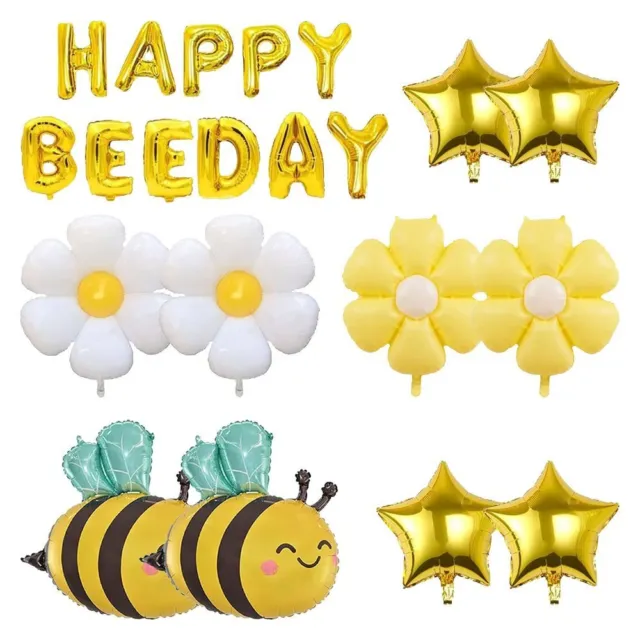 Honey Bee Balloon Bee First Birthday Decoration  Daisy Balloons Bee Party  Boys