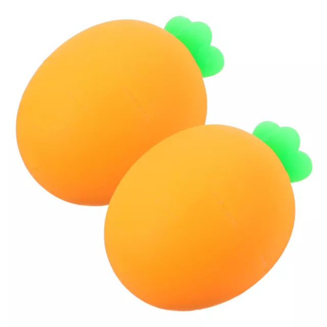 2 Pcs Carrot Squeeze Toys Stretchy Carrot Toys Carrot Squeeze Toy Stretchy