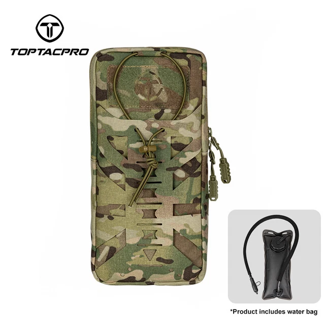 TOPTACPRO TACTICAL 1L Hydration Pouch Hydration Bladder Hunting MOLLE