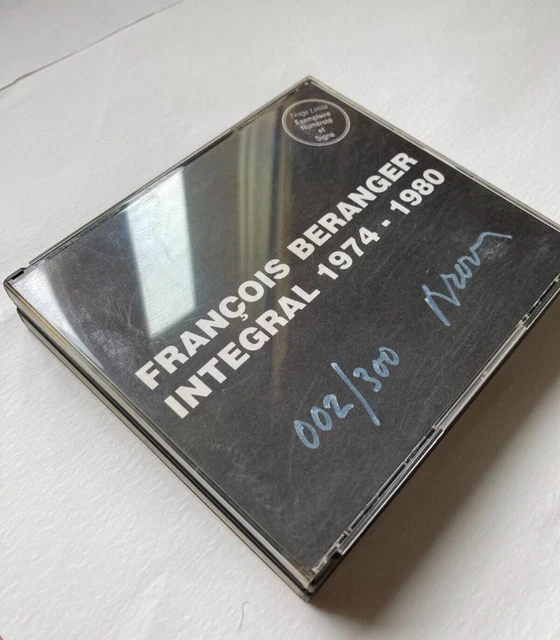 COFFRET CD FRANÇOIS Béranger Intégrale 1974-1980 Signé 002/300 [RARE ...