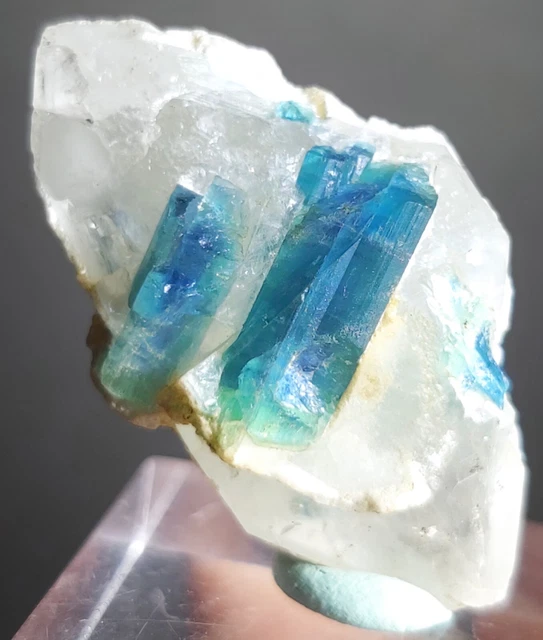 56 Carat Beautiful Indicolite Tourmaline Crystal Specimen from Afghanistan