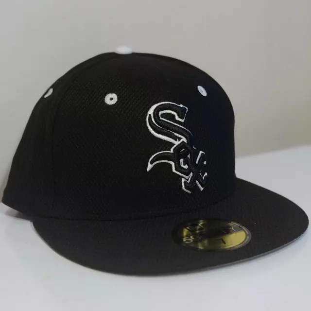 Chicago White Sox New Era 59Fifty 5950 Fitted Hat Cap Size 7 Black