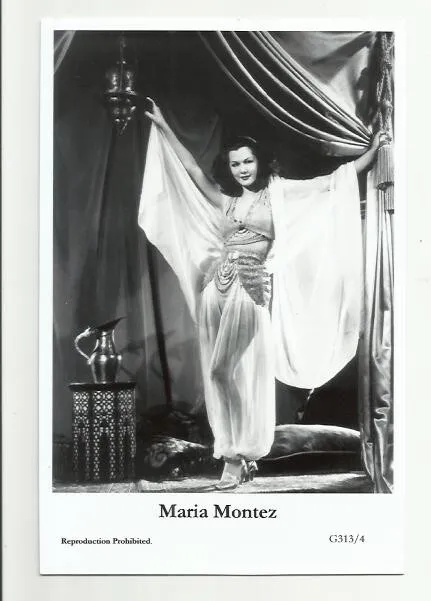 (Bx30) Maria Montez Swiftsure Foto Postkarte (G313/4) Filmstar Pin Up Glamour