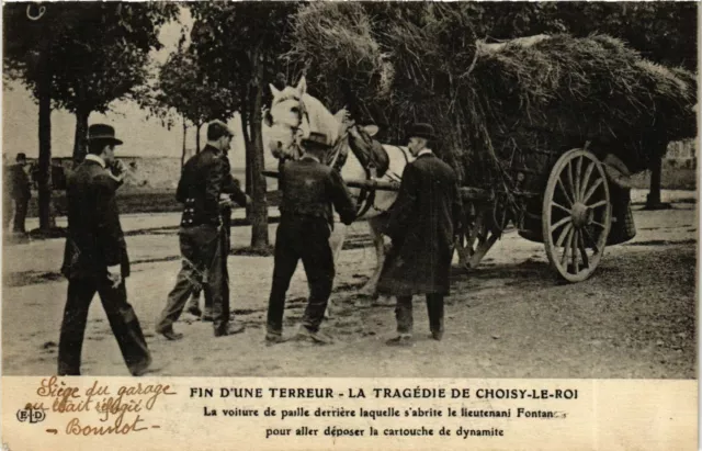 CPA AK End of a Terror Tragedy by Choisy-le-Roi POLITICS (575557)