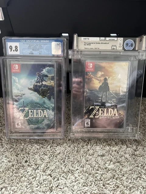 ZELDA BREATH OF the Wild & Tears Of The Kingdom Wata et CGC tous deux