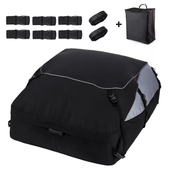 585 Litre Large Car Roof Top Bag Carrier Waterproof Storage Luggage Cargo Travel