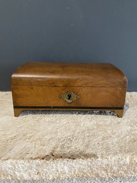 Ancienne Malle En Bois/ancien Coffre En Bois/coffre Rangement Vintage Imgx500 8643