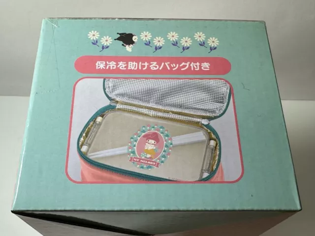 Sanrio My Melody Retro Girl Lunch Box Bento Cooler Bag Japan Import 3