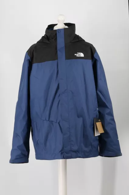 The North Face Evolve Mens Triclimate 3 In 1 Jacket Uk Xl Blue Black Rrp £240 Em