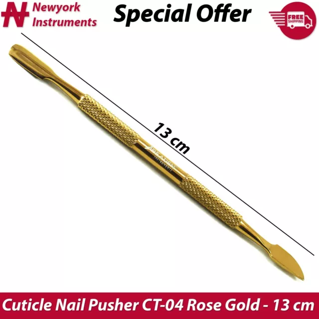 X3 Professional Manicure Pedicure Cuticle Pusher Nail Scraper Remover Tools 13cm 3