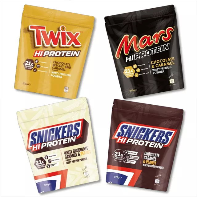 Mars Protein - Mars / Snickers / Twix Hi Protein Pulver 875 g Eiweiß