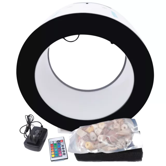 LED Jellyfish Aquarium Electronic Fish Tank LED Strobe 18L Aquaponic Fish Tank 2