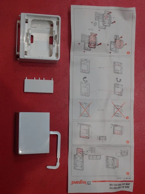 Support Appareillage Legrand Galion 030355 – Pour Goulotte, Modulable Et Pratique