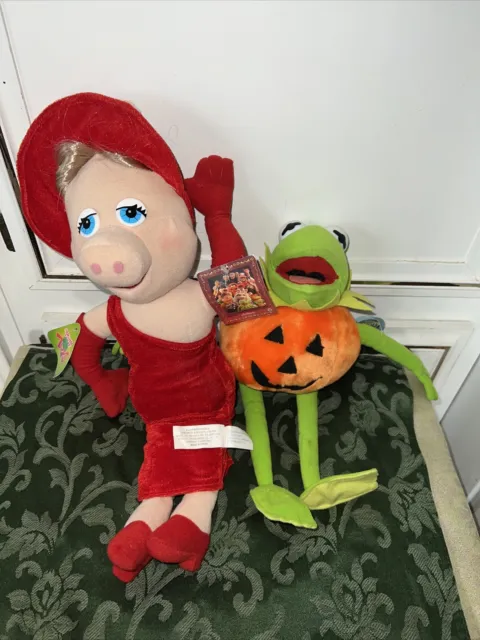 Nanco Miss Piggy And Kermit Plush Jim Henson The Muppet Show