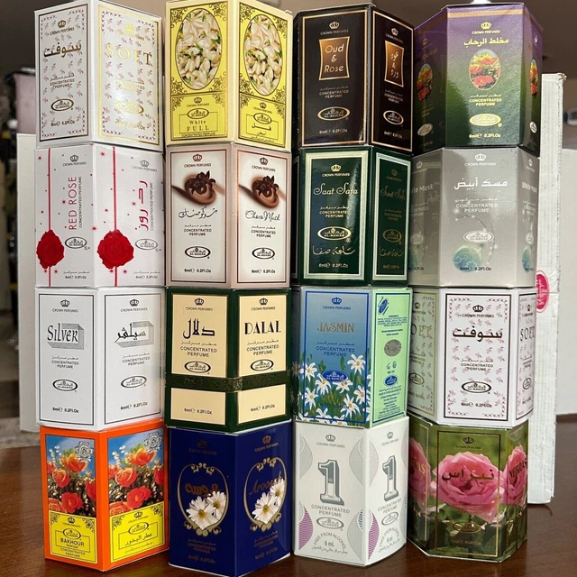 Paquete de 6 ml de perfume sin alcohol concentrado aceite de rehabilitación