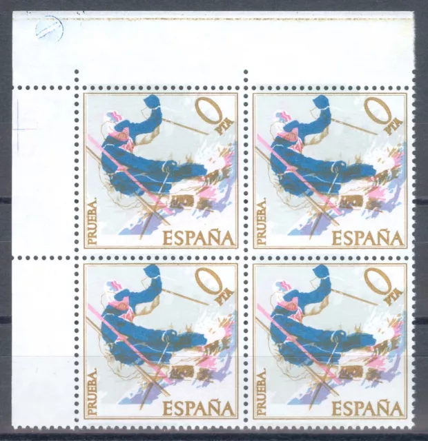 España - Año 1977 - Edifil 2408 - Ensayo O Prueba Dentada Multicolor.