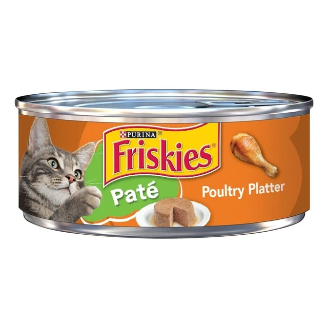 Plato de comida para aves de corral Purina Friskies Pate Gato húmedo 156 g envío gratuito a todo el mundo