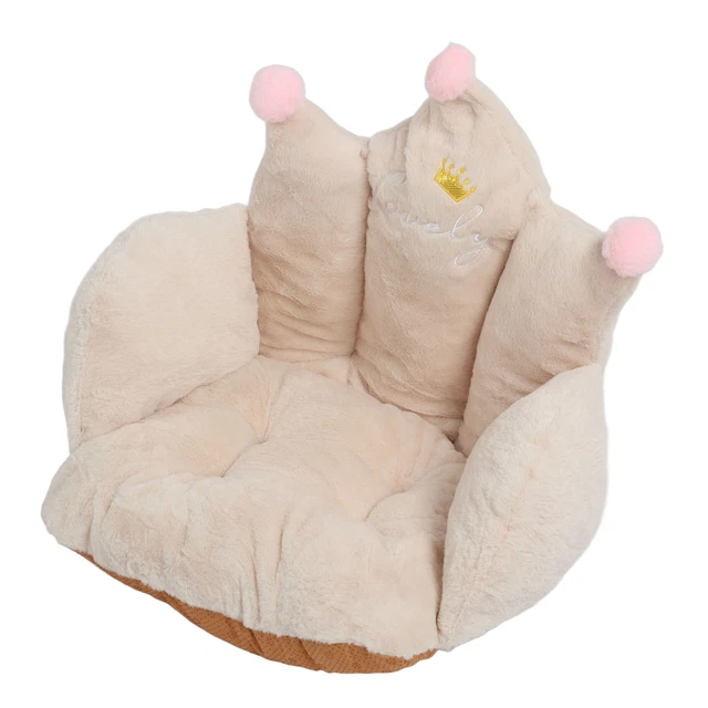 (S 22cm / 8.66in)Semi Enclosed Office Chair Cushion Relieve Back Fatigue