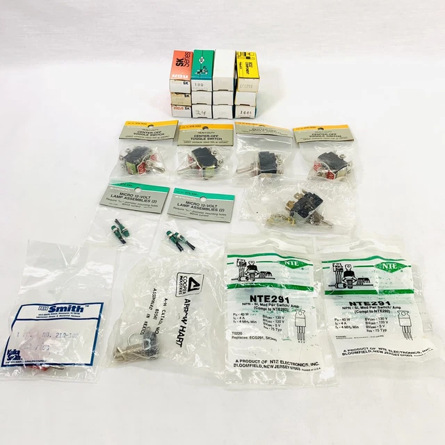 VINTAGE RADIO STEREO Electronic Parts Lot RCA Phillips ECG NTE