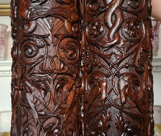 Heavily Carved Antique Corbel / pillar / column. Antique Furniture Restoration?