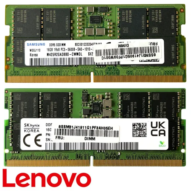 16 GB DDR5 5600 MHz SODIMM-Speicher ThinkPad Lenovo