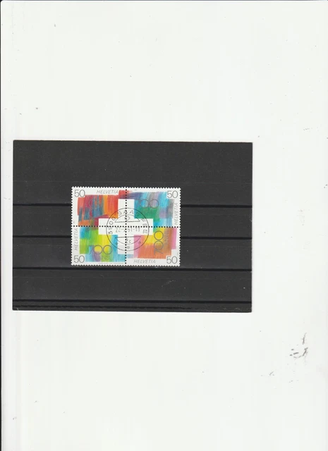 Schweiz - 4er Block - Mi. Nr. 1438-1441 " Schweizer Eidgenossen " Gestempelt XXX