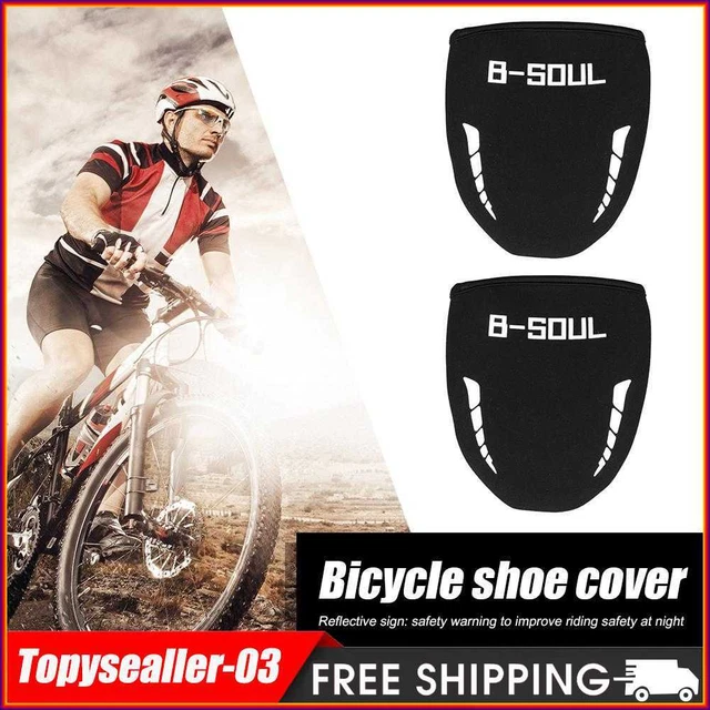 B SOUL 1 Pair Outdoor Cycling Shoe Toe Cover Waterproof Bike Protector Overshoe