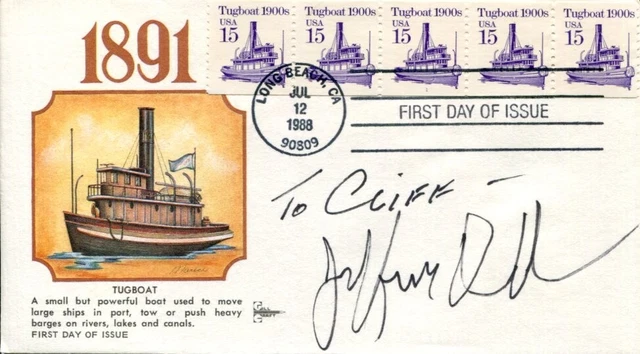 Jeffrey DeMunn The Green Mile Mist Billions Walking Dead Signed Autograph FDC