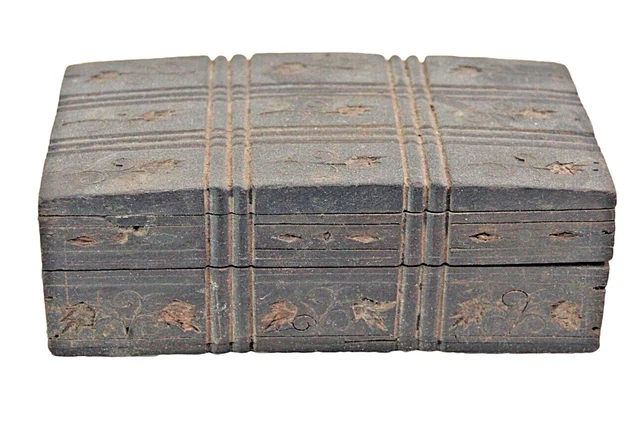 Encriers doubles en bois et en verre sculptés à la main - En vente sur Encriers doubles en bois et en verre sculptés à la main - En vente sur