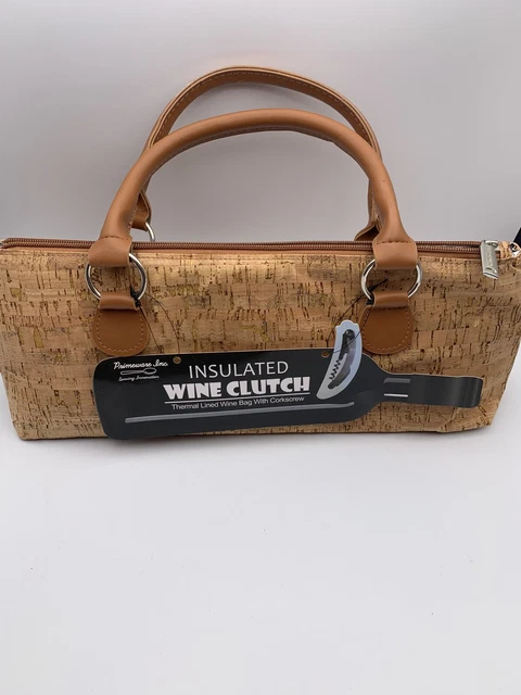 Nuevo con etiquetas Primeware Inc Cartera Portador Corcho ~~~Con Sacacorchos