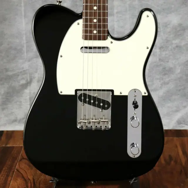 TL 6 strings Black Tele Electric Guitar white pickguard rosewood fingerboard