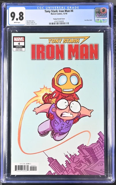 Marvel Comics - Tony Stark: Iron Man #4 - Skottie Young Variant - CGC 9.8